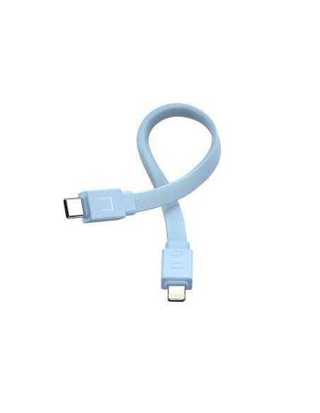 Powerbank Joyroom JR-PBM01 magnetyczny 10000mAh 20W z podstawką + kabel Lightning - USB-C - niebieski