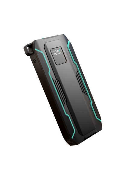 Powerbank Joyroom JR-L017 22.5W 10000mAh z wbudowanymi kablami USB-C / Lightning - czarny Powerbank Joyroom JR-L017 22.5W 10000mAh z wbudowanymi kablami USB-C / Lightning - czarny
