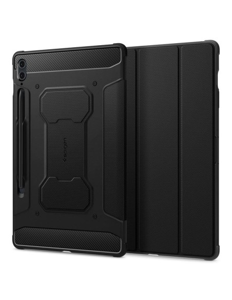 Etui Spigen Rugged Armor Pro na Samsung Galaxy Tab S9 FE+ 12.4'' X610 / X616B - czarne Etui Spigen Rugged Armor Pro na Samsung Galaxy Tab S9 FE+ 12.4'' X610 / X616B - czarne