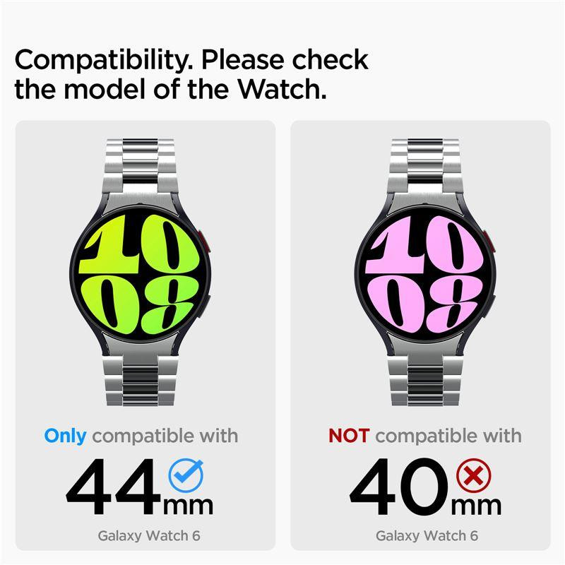 Pasek Spigen Modern Fit Band na Samsung Galaxy Watch 6 (44 mm) - srebrny