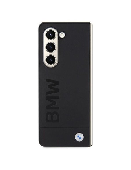 Etui BMW Signature Logo Imprint na Samsung Galaxy Z Fold 5 - czarne Etui BMW Signature Logo Imprint na Samsung Galaxy Z Fold 5 - czarne