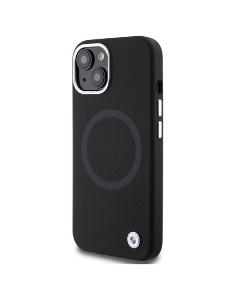 Etui BMW Signature Liquid Silicone MagSafe na iPhone 15 - czarne Etui BMW Signature Liquid Silicone MagSafe na iPhone 15 - czarne