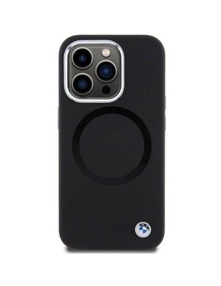 Etui BMW Signature Liquid Silicone MagSafe na iPhone 15 Pro Max - czarne Etui BMW Signature Liquid Silicone MagSafe na iPhone 15 Pro Max - czarne
