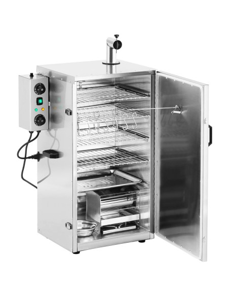 Elektrinė rūkykla rūkykla 4 grotelės 105 l 1000 W Elektrinė rūkykla rūkykla 4 grotelės 105 l 1000 W
