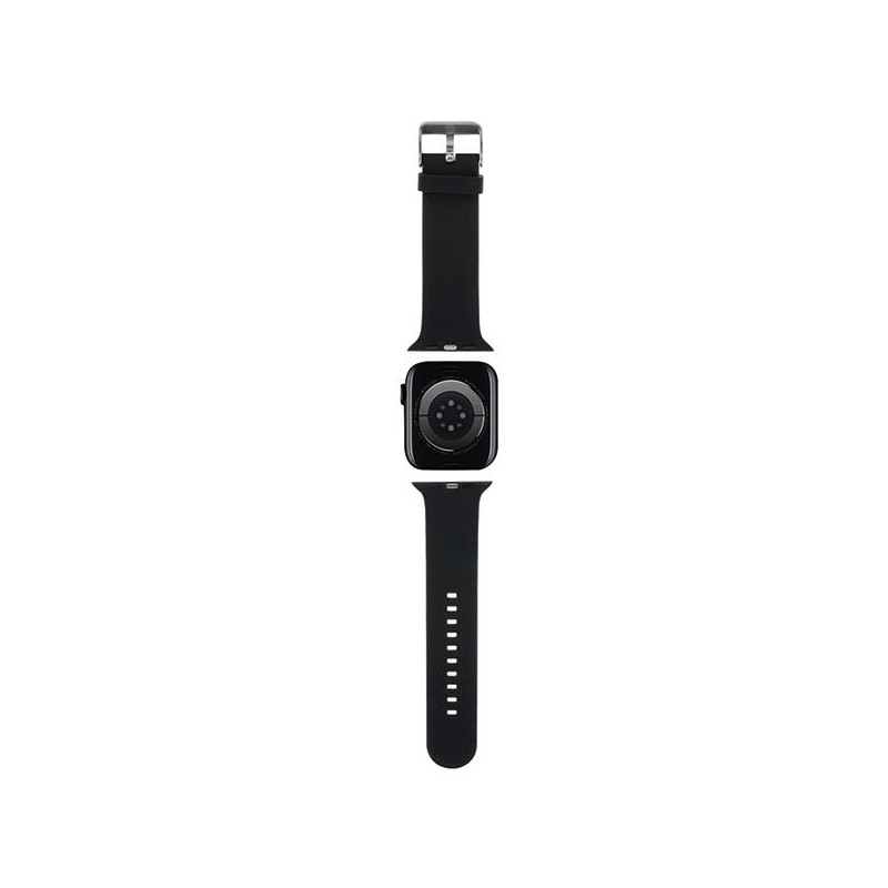 Pasek Karl Lagerfeld 3D Rubber Karl Head na Apple Watch 38/ 40/ 41mm - czarny