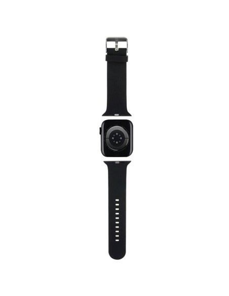 Pasek Karl Lagerfeld 3D Rubber Karl Head na Apple Watch 38/ 40/ 41mm - czarny Pasek Karl Lagerfeld 3D Rubber Karl Head na Apple Watch 38/ 40/ 41mm - czarny