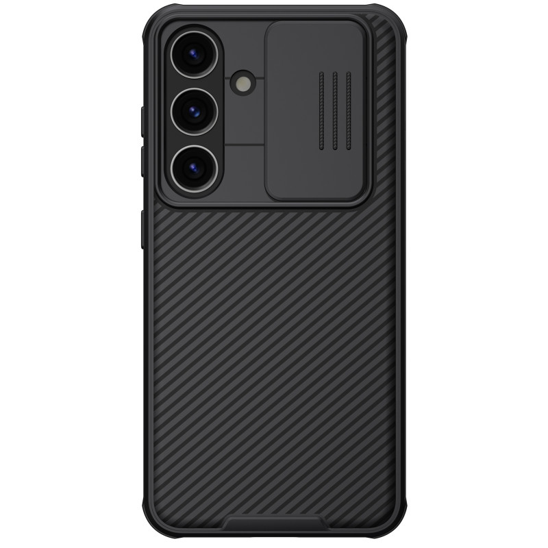 Etui Nillkin CamShield Pro pancerne z osłona na aparat do Samsung Galaxy S24 - czarne Etui Nillkin CamShield Pro pancerne z osłona na aparat do Samsung Galaxy S24 - czarne