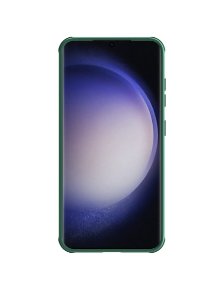 Etui Nillkin CamShield Pro pancerne z osłona na aparat do Samsung Galaxy S24 - zielone