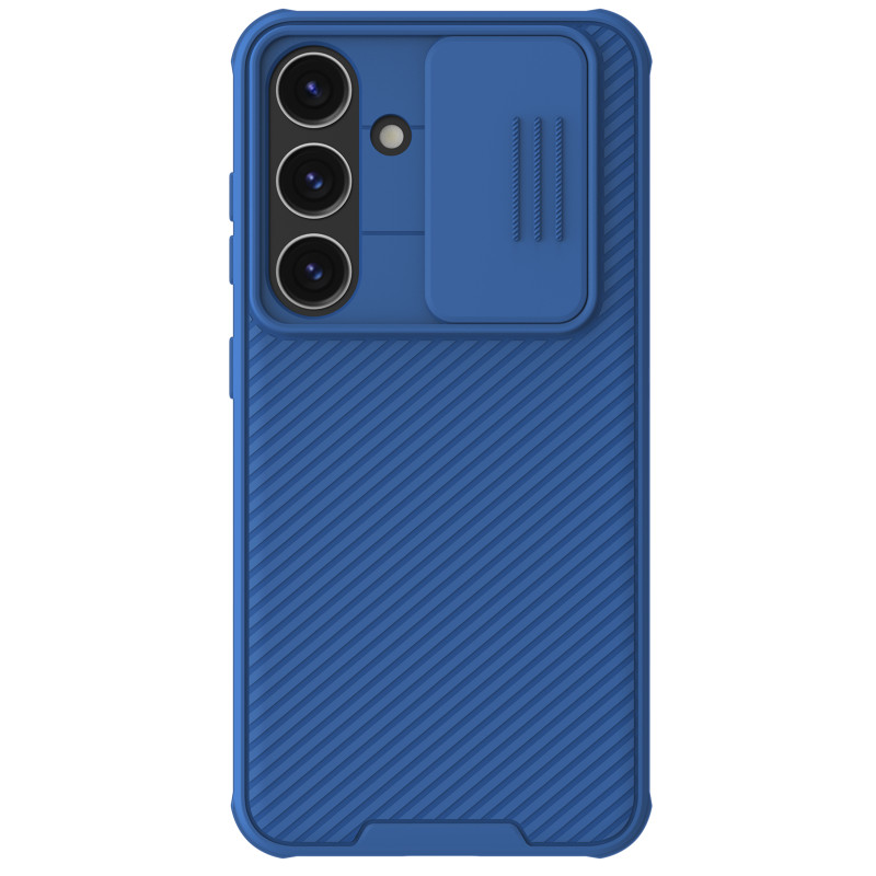Etui Nillkin CamShield Pro pancerne z osłona na aparat do Samsung Galaxy S24+ - niebieskie Etui Nillkin CamShield Pro pancerne z osłona na aparat do Samsung Galaxy S24+ - niebieskie