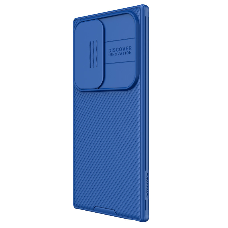 Etui Nillkin CamShield Pro pancerne z osłona na aparat do Samsung Galaxy S24 Ultra - niebieskie