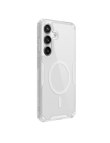 Etui Nillkin Nature Pro pancerne z magnetycznym ringiem do Samsung Galaxy S24+ - białe Etui Nillkin Nature Pro pancerne z magnetycznym ringiem do Samsung Galaxy S24+ - białe