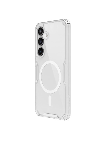 Etui Nillkin Nature Pro pancerne z magnetycznym ringiem do Samsung Galaxy S24+ - białe Etui Nillkin Nature Pro pancerne z magnetycznym ringiem do Samsung Galaxy S24+ - białe
