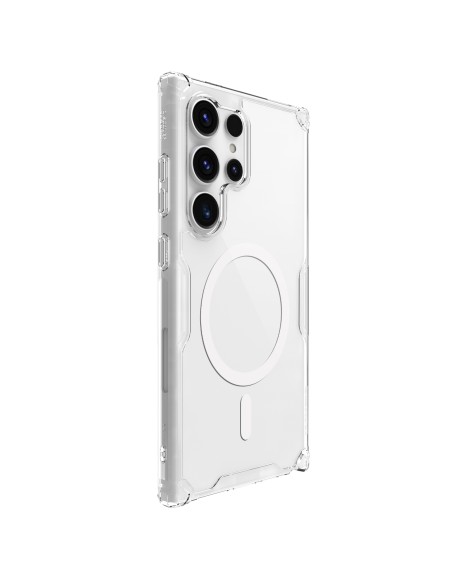 Etui Nillkin Nature Pro pancerne z magnetycznym ringiem do Samsung Galaxy S24 Ultra - białe Etui Nillkin Nature Pro pancerne z magnetycznym ringiem do Samsung Galaxy S24 Ultra - białe