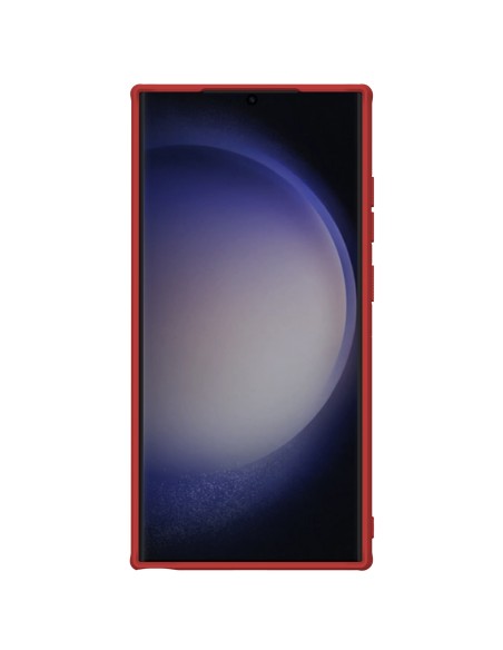 Etui Nillkin Super Frosted Shield Pro pancerne do Samsung Galaxy S24 Ultra - czerwone Etui Nillkin Super Frosted Shield Pro pancerne do Samsung Galaxy S24 Ultra - czerwone