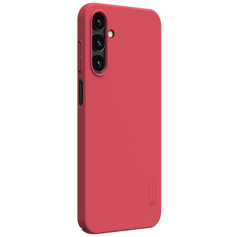 Etui Nillkin Super Frosted Shield do Samsung Galaxy A15 5G sztywny pokrowiec - czerwony