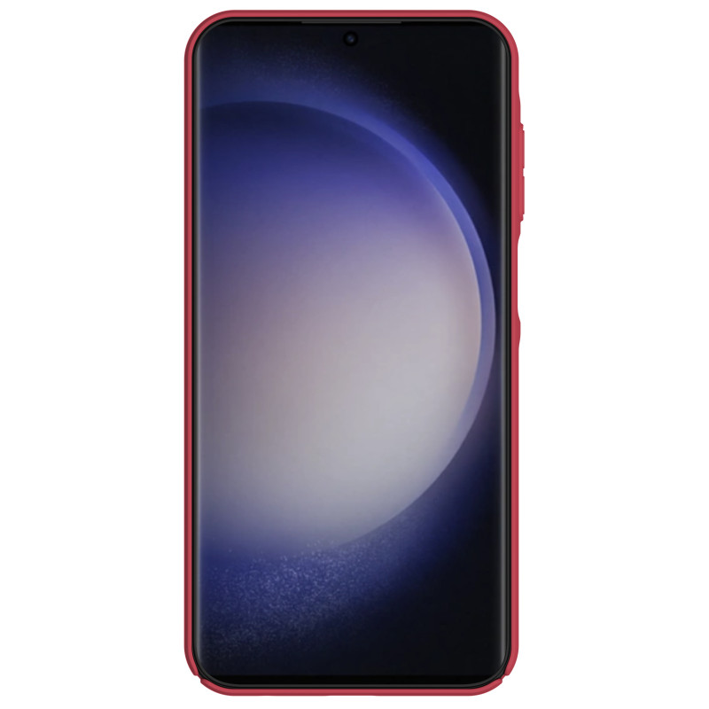 Etui Nillkin Super Frosted Shield do Samsung Galaxy A15 5G sztywny pokrowiec - czerwony