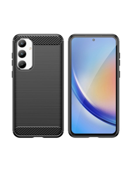 Etui Carbon Case do Samsung Galaxy A35 - czarne