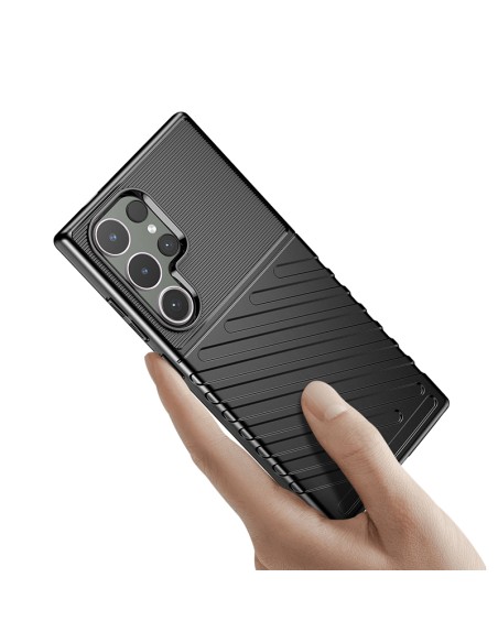 Pancerne etui Thunder Case na Samsung Galaxy S24 Ultra - czarny Pancerne etui Thunder Case na Samsung Galaxy S24 Ultra - czarny