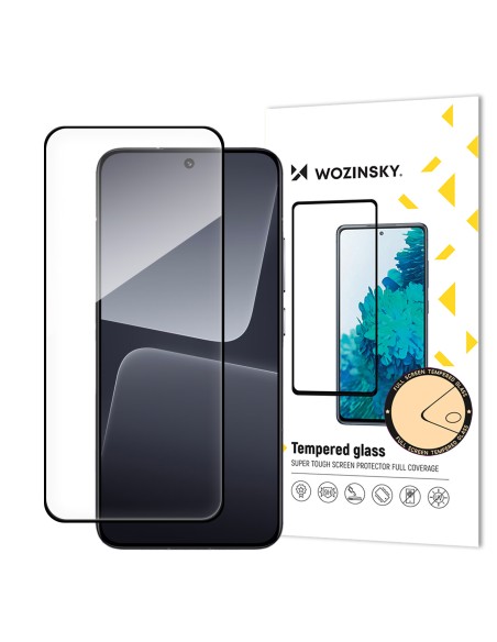 Szkło hartowane Wozinsky Full Glue z czarną ramką do Xiaomi 14 Szkło hartowane Wozinsky Full Glue z czarną ramką do Xiaomi 14
