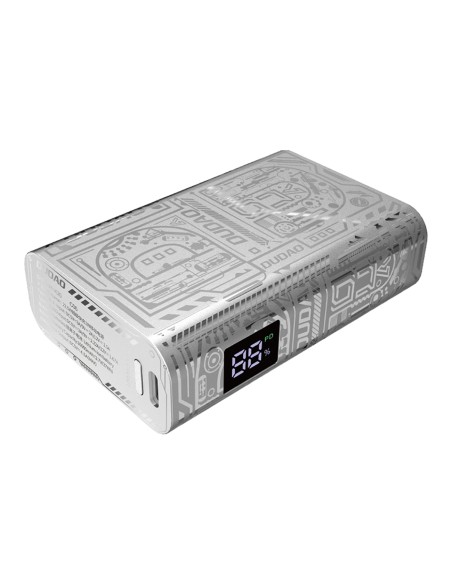 Powerbank Dudao K20 USB-A / USB-C 10000mAh 22.5W - srebrny