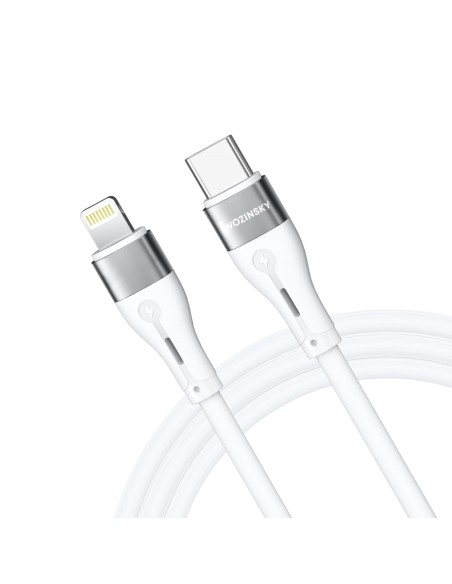 Kabel Wozinsky WSTCL2 Lightning / USB-C PD 27W 2 m - biały Kabel Wozinsky WSTCL2 Lightning / USB-C PD 27W 2 m - biały