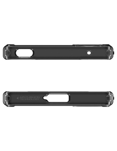 Etui Spigen Ultra Hybrid na Sony Xperia 5 V - ciemnoszare (wzór Zero One)