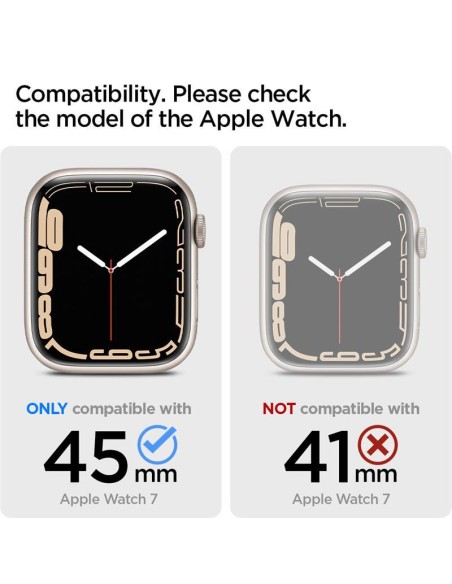 Etui Spigen Ultra Hybrid na Apple Watch 7 / 8 / 9 (45 mm) - przezroczysto-szary Etui Spigen Ultra Hybrid na Apple Watch 7 / 8 / 9 (45 mm) - przezroczysto-szary