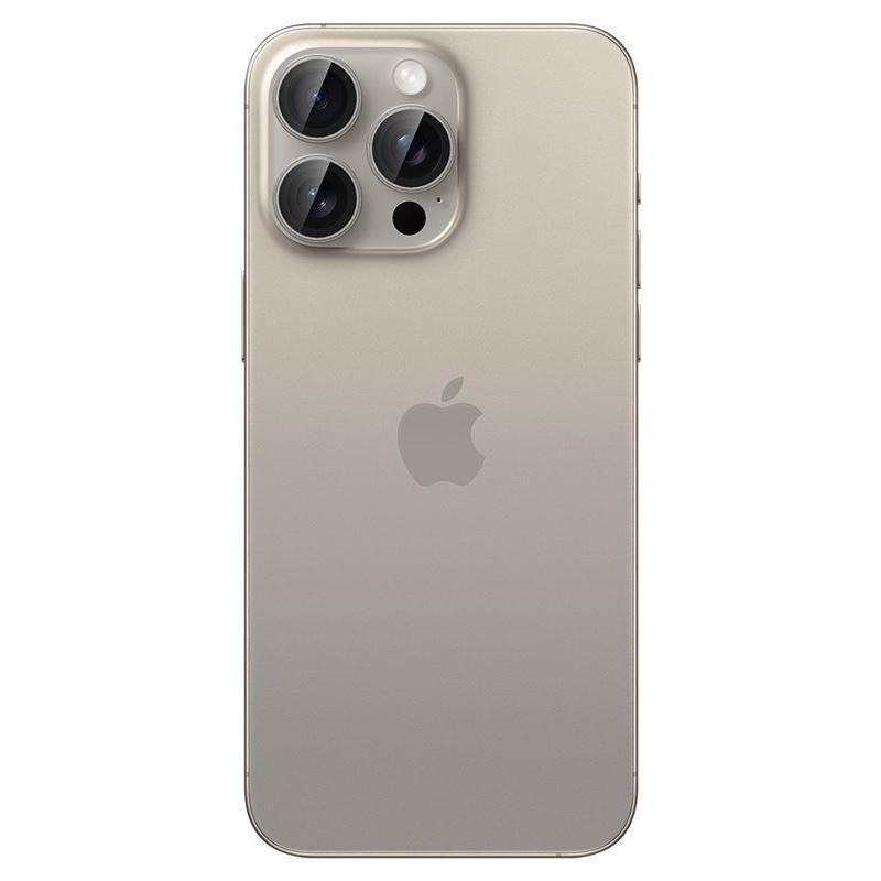 Osłona aparatu Spigen Optik.tR EZ Fit Camera Protector na iPhone 14 Pro / Pro Max / 15 Pro / Pro Max - tytan naturalny 2...
