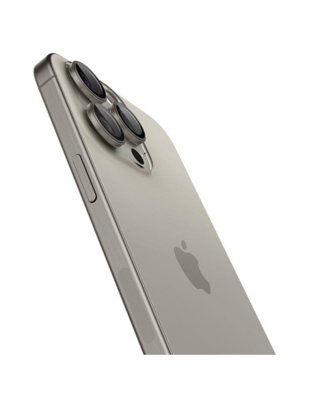 Osłona aparatu Spigen Optik.tR EZ Fit Camera Protector na iPhone 14 Pro / Pro Max / 15 Pro / Pro Max - tytan naturalny 2... Osłona aparatu Spigen Optik.tR EZ Fit Camera Protector na iPhone 14 Pro / Pro Max / 15 Pro / Pro Max - tytan naturalny 2...