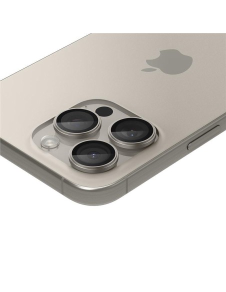 Osłona aparatu Spigen Optik.tR EZ Fit Camera Protector na iPhone 14 Pro / Pro Max / 15 Pro / Pro Max - tytan naturalny 2... Osłona aparatu Spigen Optik.tR EZ Fit Camera Protector na iPhone 14 Pro / Pro Max / 15 Pro / Pro Max - tytan naturalny 2...