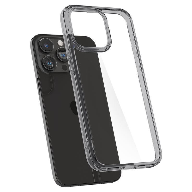 Etui Spigen Ultra Hybrid na iPhone 15 Pro - przezroczysto-szare