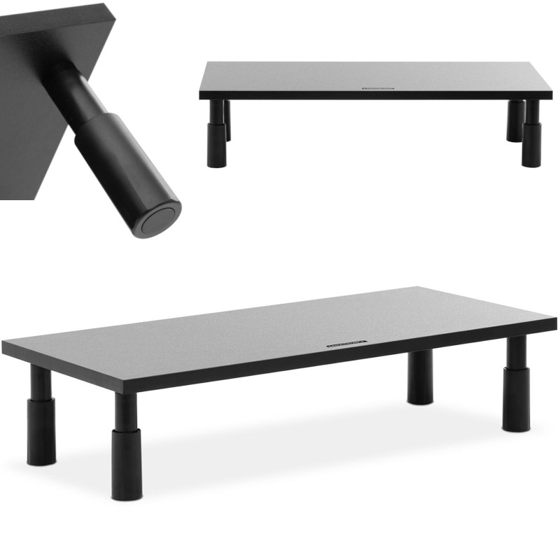 Stovas nešiojamojo kompiuterio monitoriui su reguliuojamu aukščiu 91/140 mm