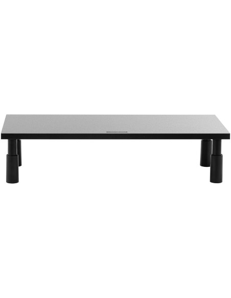 Stovas nešiojamojo kompiuterio monitoriui su reguliuojamu aukščiu 91/140 mm Stovas nešiojamojo kompiuterio monitoriui su reguliuojamu aukščiu 91/140 mm