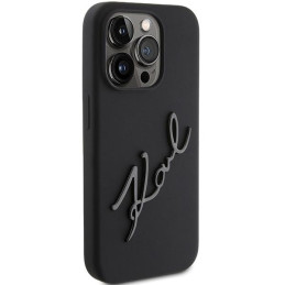 Etui Karl Lagerfeld Silicone Karl Script na iPhone 15 Pro Max - czarne