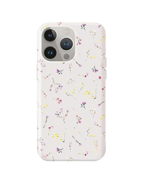 Etui UNIQ Coehl Prairie na iPhone 15 Pro Max - beżowe Etui UNIQ Coehl Prairie na iPhone 15 Pro Max - beżowe