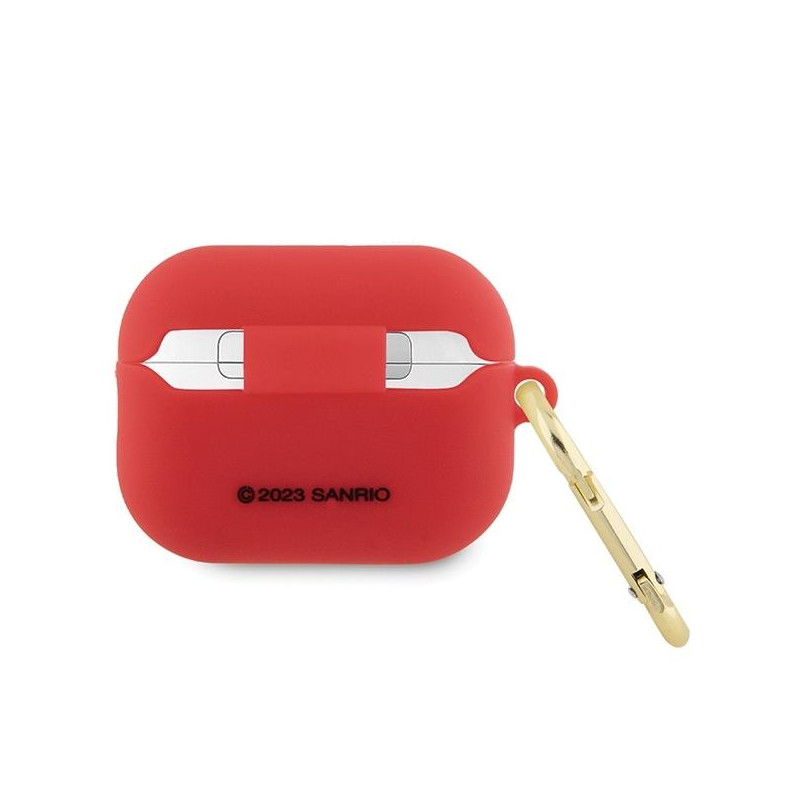 Etui Hello Kitty Silicone 3D Kitty Head na AirPods Pro 2 (2022/ 2023) - fuksjowe