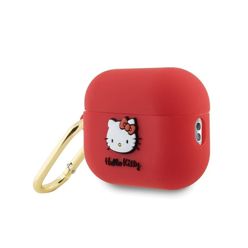 Etui Hello Kitty Silicone 3D Kitty Head na AirPods Pro 2 (2022/ 2023) - fuksjowe