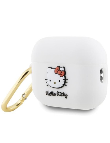 Etui Hello Kitty Silicone 3D Kitty Head na AirPods Pro 2 (2022/ 2023) - białe
