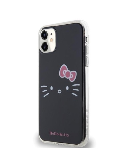 Etui Hello Kitty IML Kitty Face na iPhone 11 / Xr - czarne Etui Hello Kitty IML Kitty Face na iPhone 11 / Xr - czarne