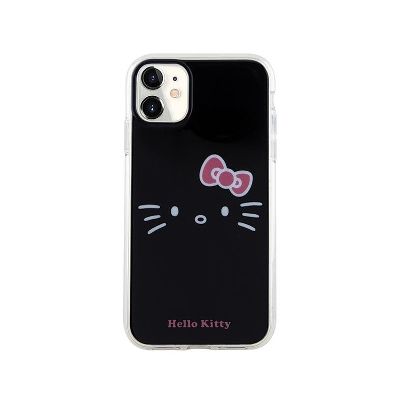 Etui Hello Kitty IML Kitty Face na iPhone 11 / Xr - czarne