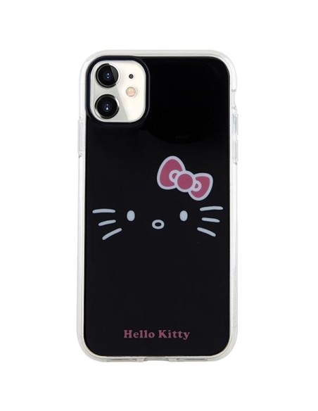 Etui Hello Kitty IML Kitty Face na iPhone 11 / Xr - czarne Etui Hello Kitty IML Kitty Face na iPhone 11 / Xr - czarne