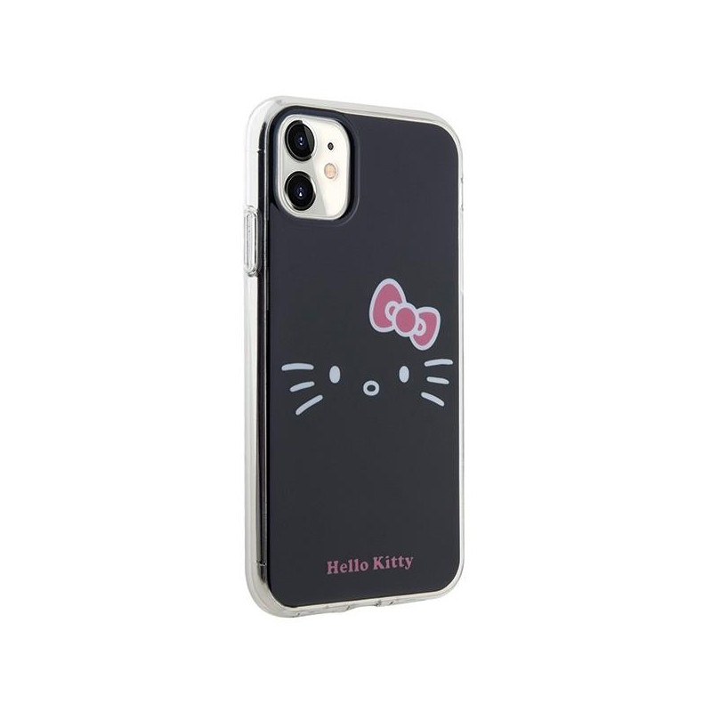 Etui Hello Kitty IML Kitty Face na iPhone 11 / Xr - czarne