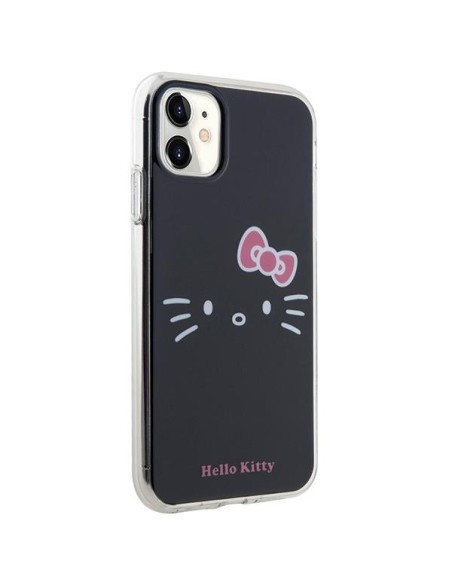Etui Hello Kitty IML Kitty Face na iPhone 11 / Xr - czarne Etui Hello Kitty IML Kitty Face na iPhone 11 / Xr - czarne