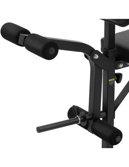 Štangos treniruočių suoliukas su pamokslininku reguliuojamas iki 100 kg