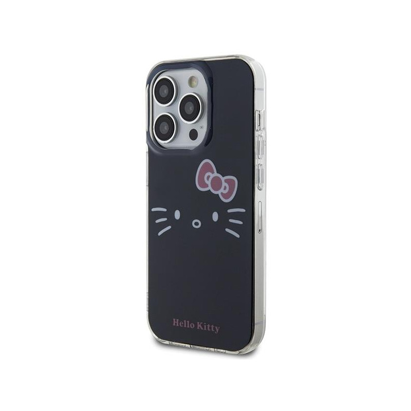 Etui Hello Kitty IML Kitty Face na iPhone 13 Pro Max - czarne