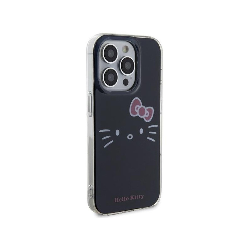 Etui Hello Kitty IML Kitty Face na iPhone 13 Pro Max - czarne