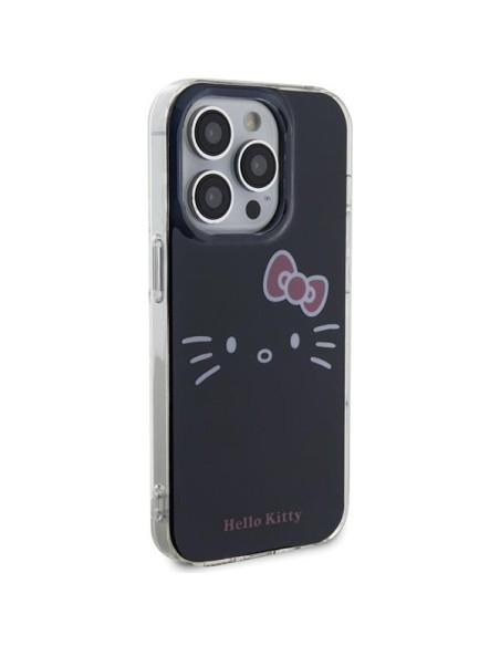 Etui Hello Kitty IML Kitty Face na iPhone 15 Pro Max - czarne