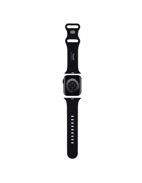 Pasek Hello Kitty Silicone Kitty Head na Apple Watch 38/ 40/ 41mm - czarny Pasek Hello Kitty Silicone Kitty Head na Apple Watch 38/ 40/ 41mm - czarny