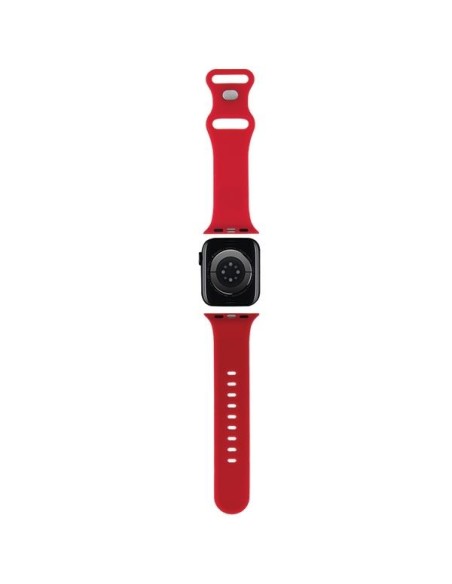 Pasek Hello Kitty Silicone Kitty Head na Apple Watch 38/ 40/ 41mm - czerwony Pasek Hello Kitty Silicone Kitty Head na Apple Watch 38/ 40/ 41mm - czerwony