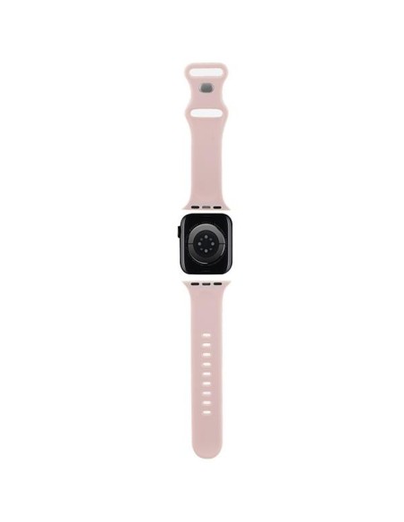 Pasek Hello Kitty Silicone Tags Graffiti na Apple Watch 38/ 40/ 41mm - różowy Pasek Hello Kitty Silicone Tags Graffiti na Apple Watch 38/ 40/ 41mm - różowy